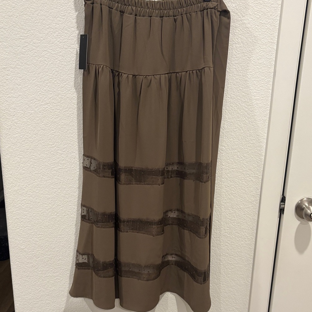 Elegant Brown Women's Skirt